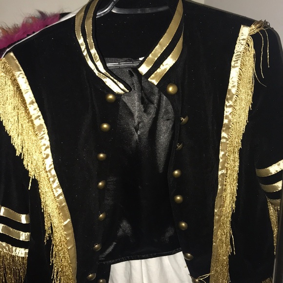 Jackets & Coats Gold Fringe Jacket Poshmark